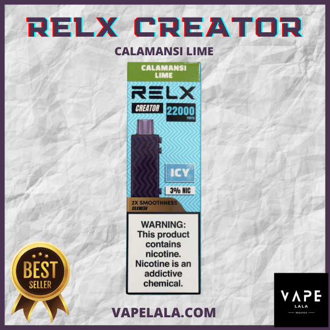 RELX Creator 22000 Calamansi Lime pod flavour in Malaysia