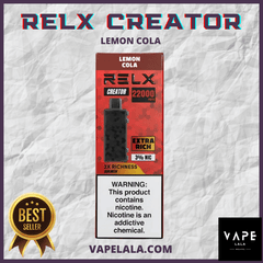 RELX Creator 22000 Lemon Cola pod flavour in Malaysia