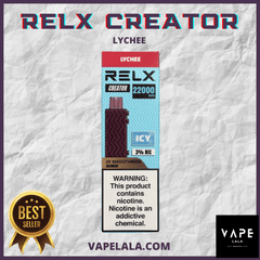 RELX Creator 22000 Lychee pod flavour in Malaysia