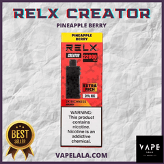 RELX Creator 22000 Pineapple Berry pod flavour in Malaysia