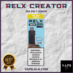 RELX Creator 22000 Sea Salt Lemon pod flavour in Malaysia
