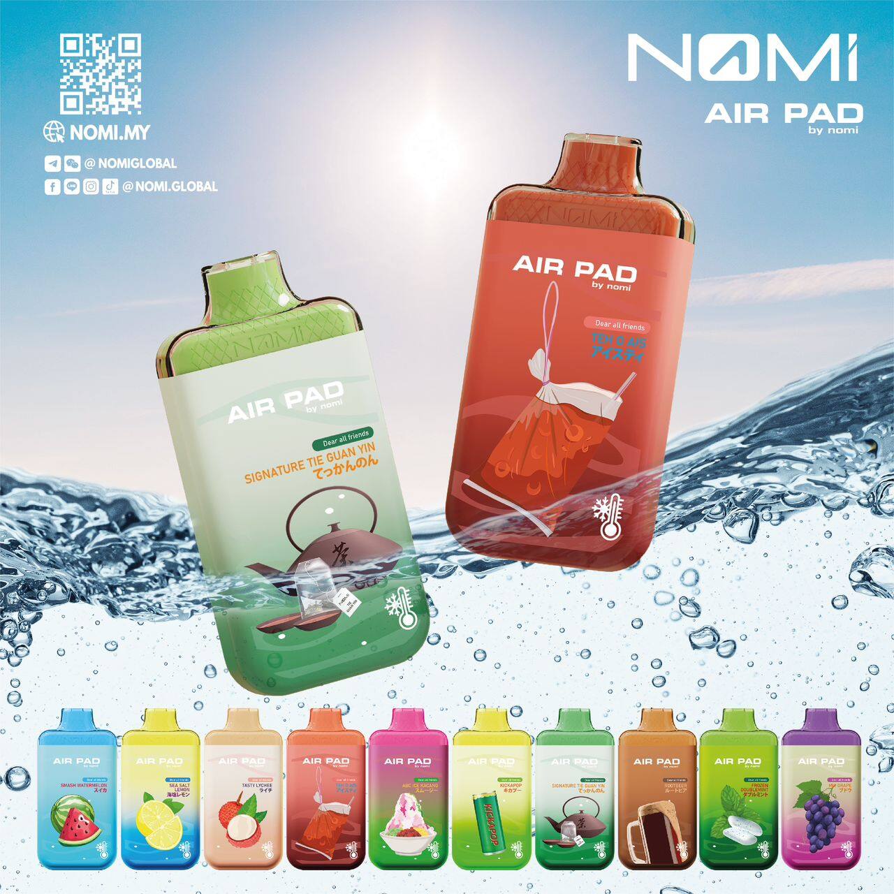 Nomi Air Pad 6300puffs