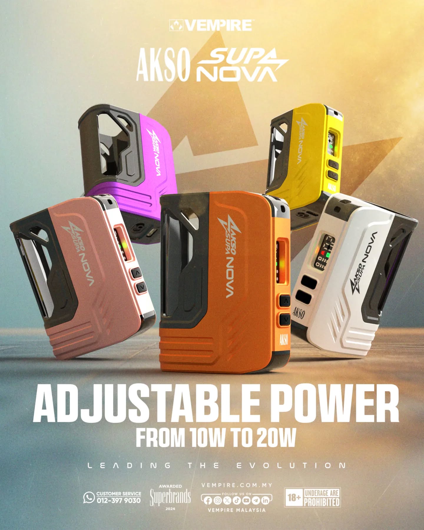 AKSO SUPA NOVA Device – Vape Lala