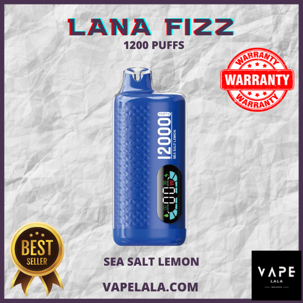 LANA FIZZ 12000PUFFS SEA SALT LEMON