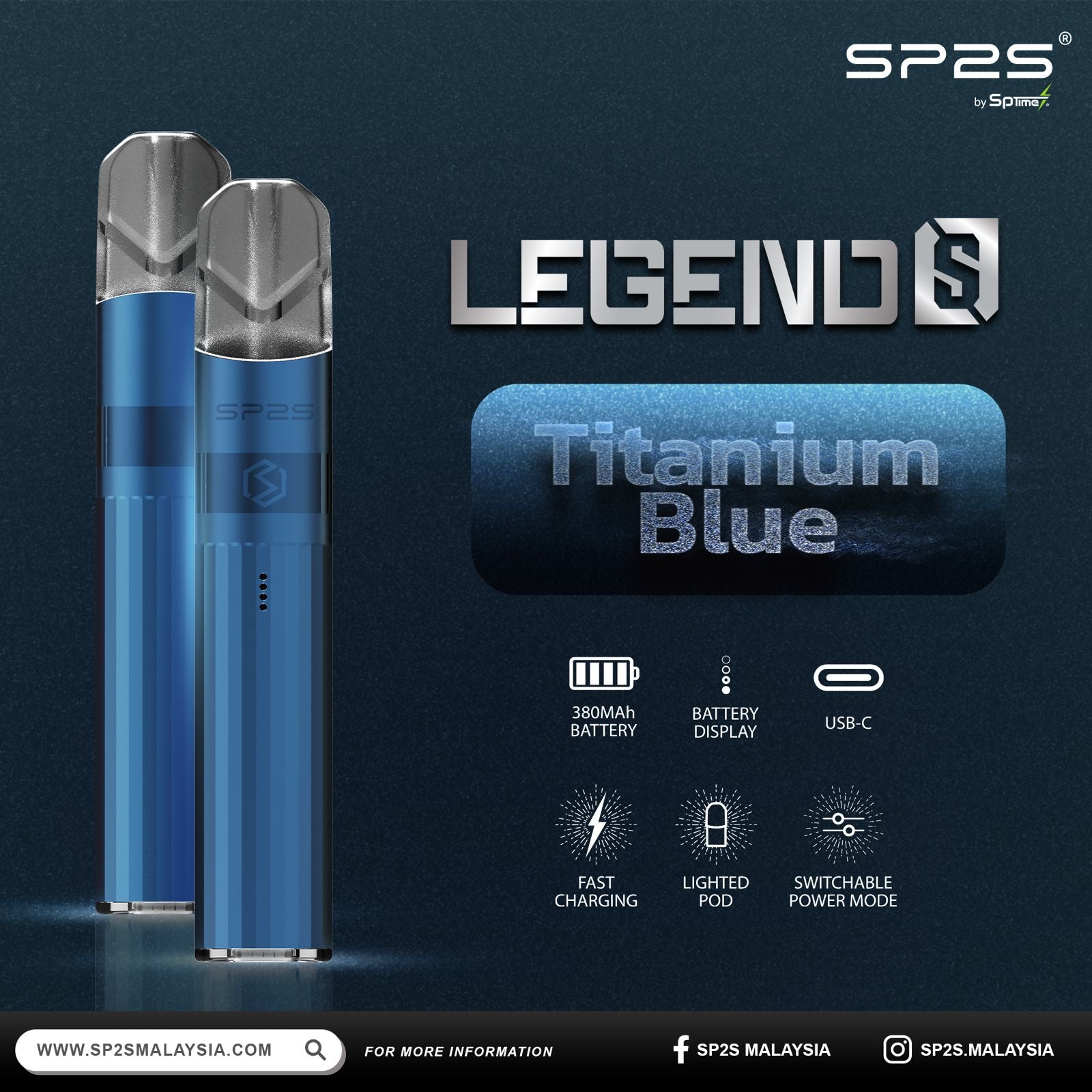 Sp2 Device Legend_S_Titanium_Blue