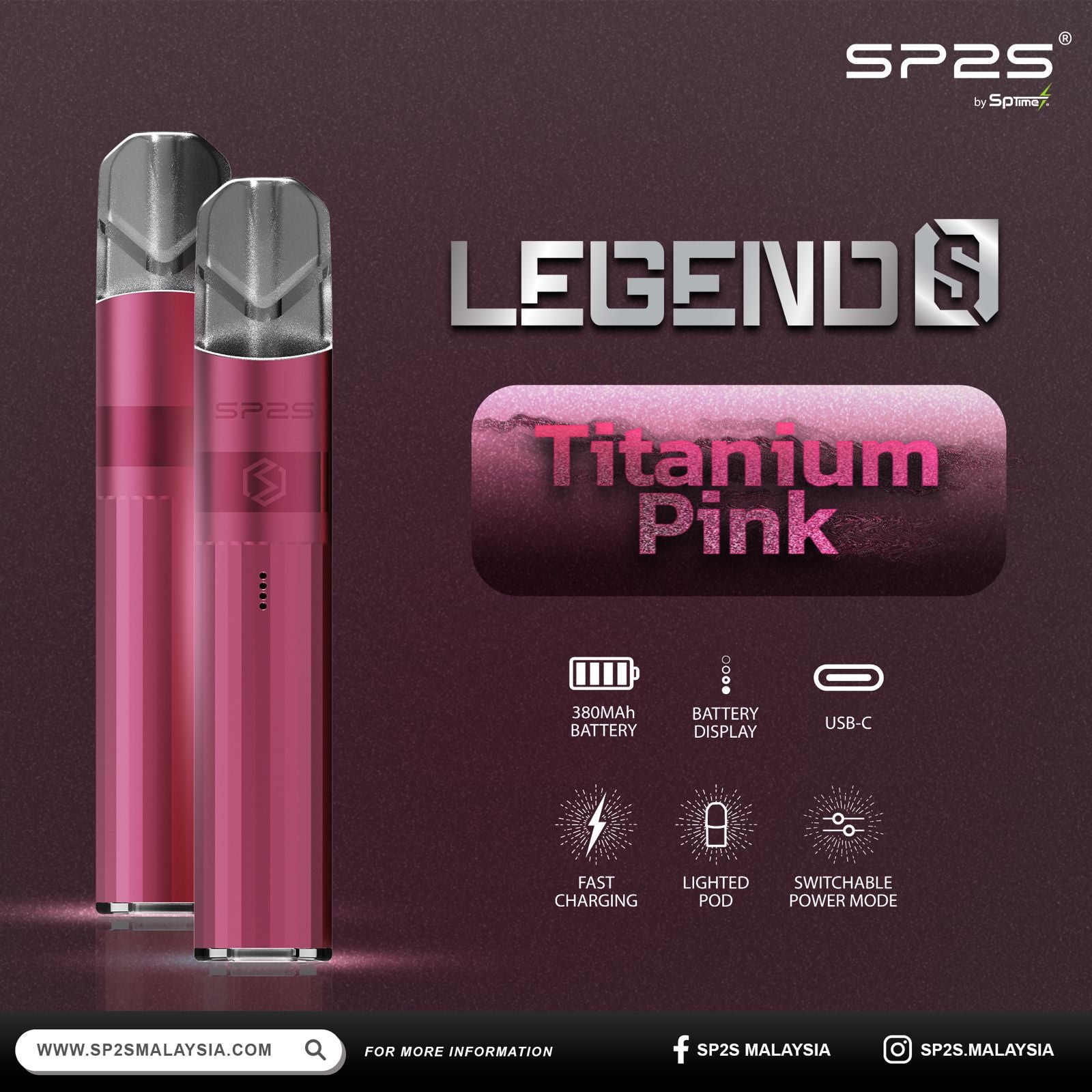 Sp2 Device Legend_S_Titanum_Pink