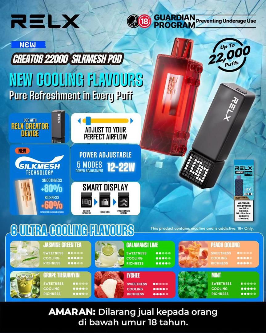 Relx Creator 22000puffs