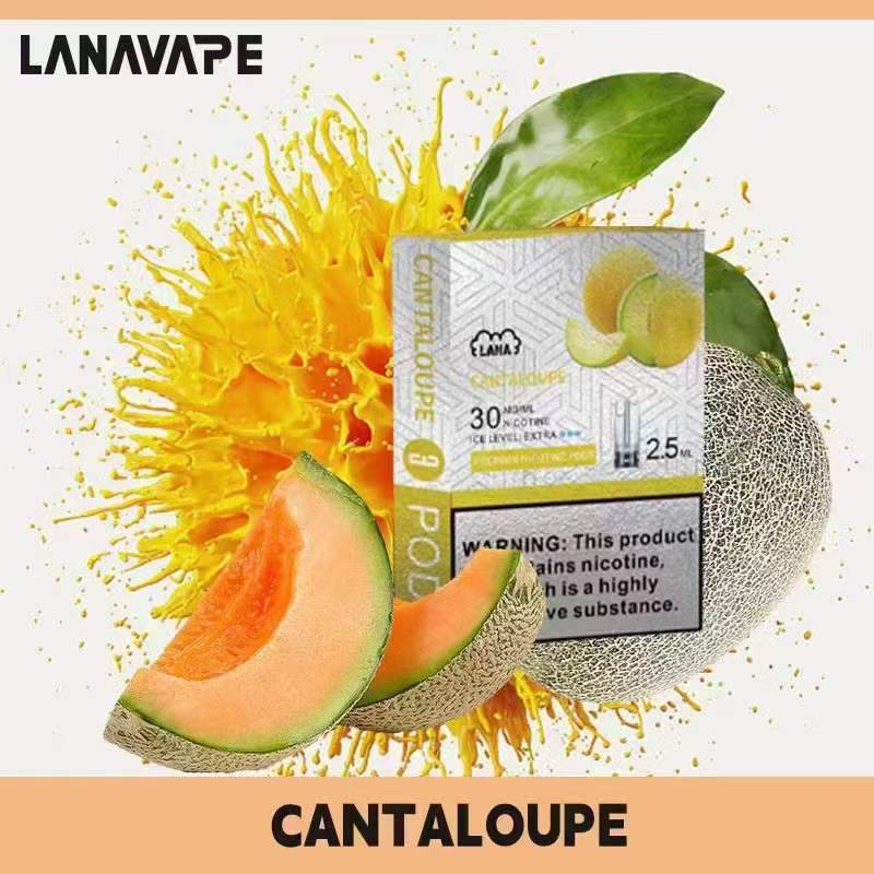 Lana Pod, CANTALOUPE flavor, Vape Malaysia - Vapelala