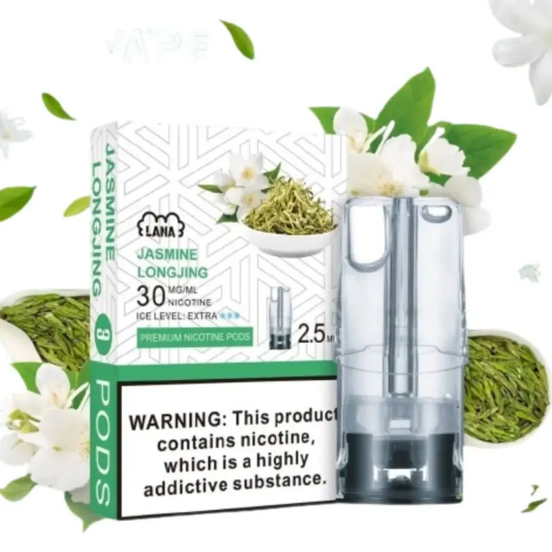 Lana Pod, JASMINE LONGJING flavor, Vape Malaysia - Vapelala