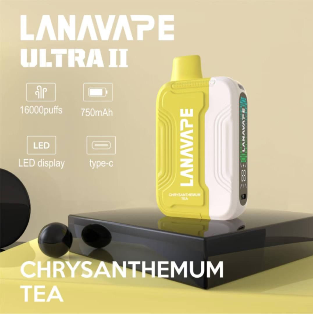 Lana Ultra II 16000 Puffs, Chrysanthemum Tea flavor, Vape Malaysia - Vapelala