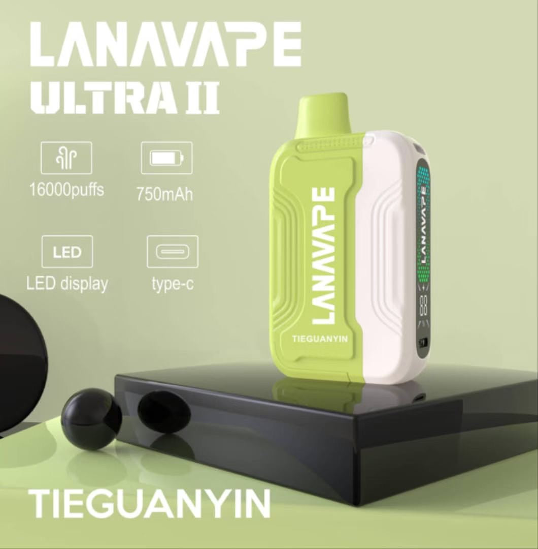 Lana Ultra II 16000 Puffs, Tieguanyin flavor, Vape Malaysia - Vapelala