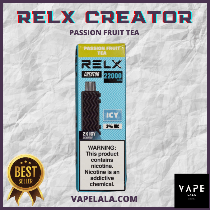 RELX Creator 22000 Passion Fruit pod flavour in Malaysia