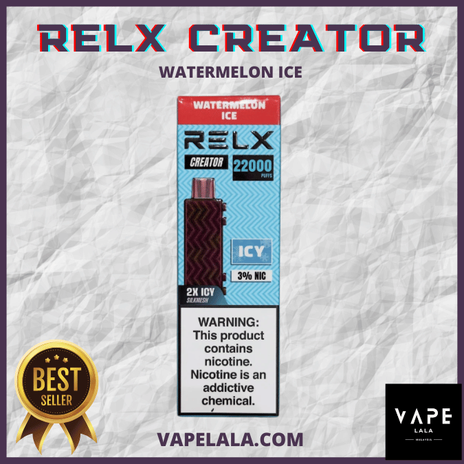 RELX Creator 22000 Watermelon Ice pod flavour in Malaysia