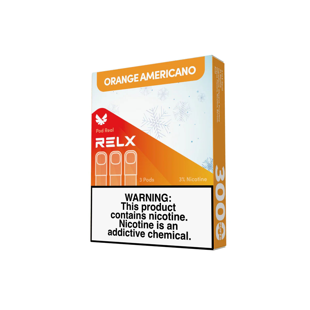 Relx Pod Real Infinity, Orange Americano flavor, Vape Malaysia - Vapelala