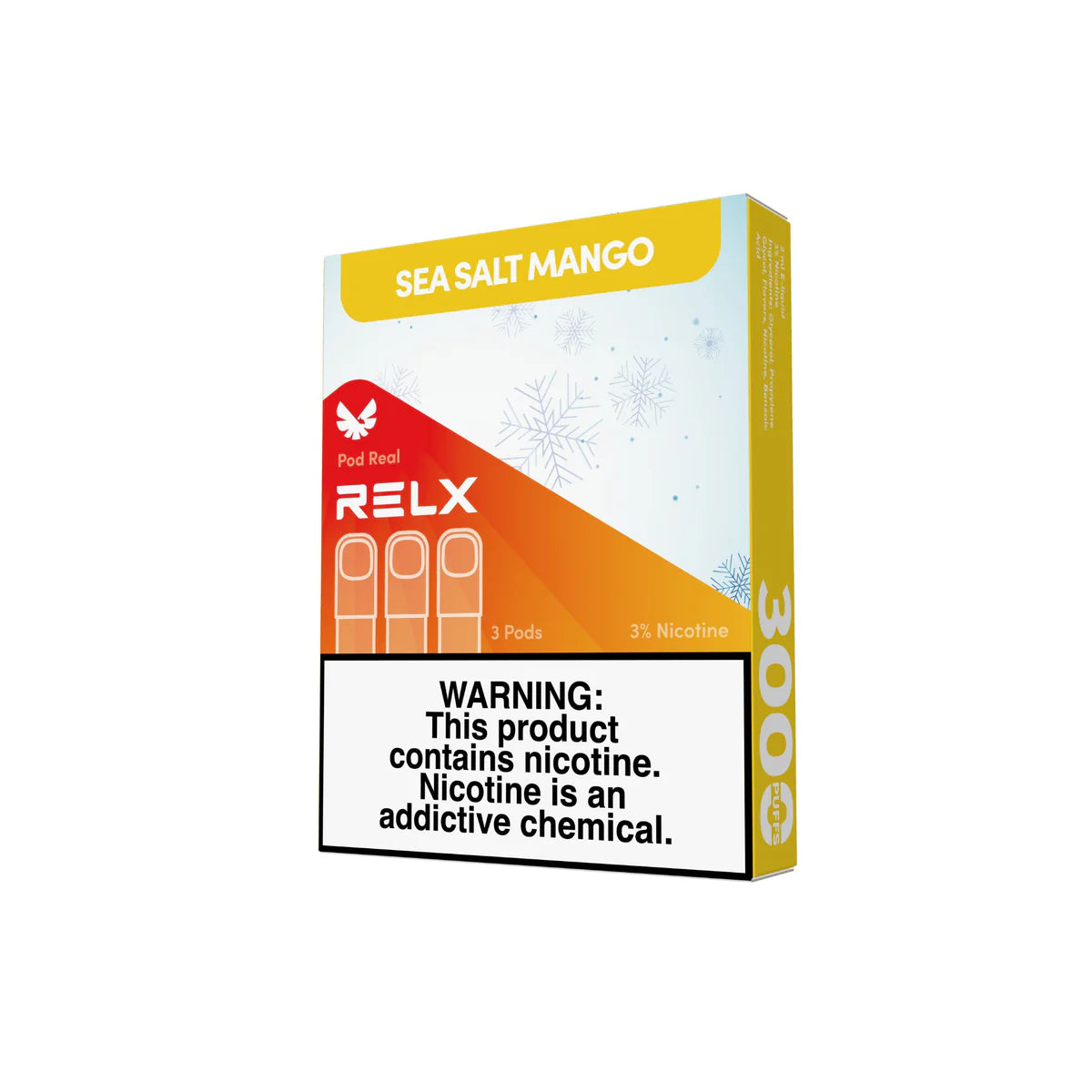Relx Pod Real Infinity, Sea Salt Mango flavor, Vape Malaysia - Vapelala