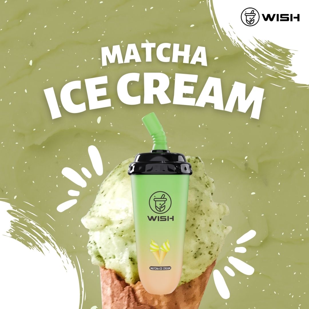 Wish Vape Matcha Ice Cream