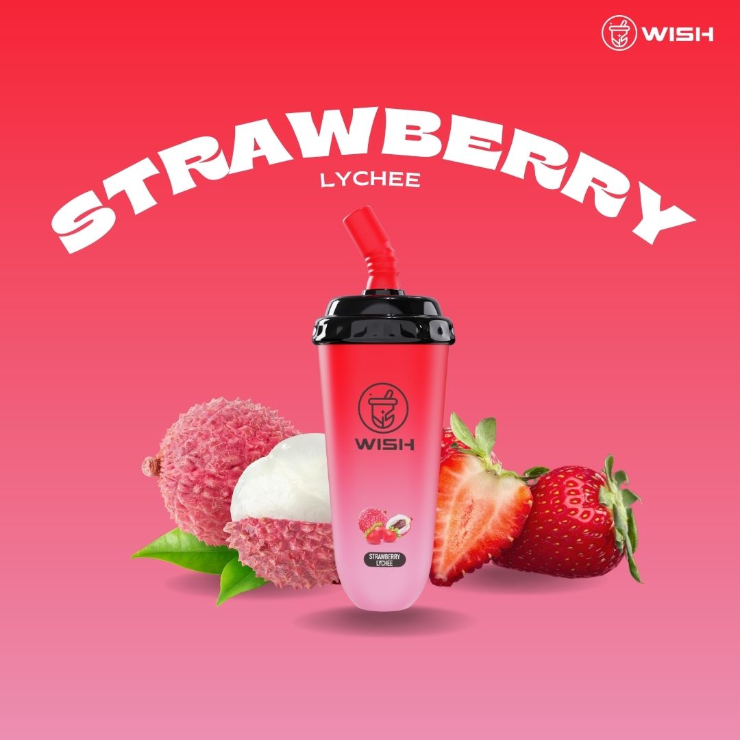 Wish Vape Strawberry Lychee