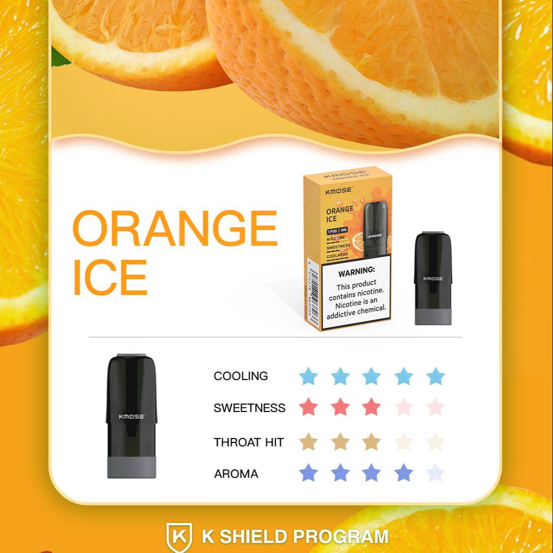 KMOSE Vape ORANGE ICE